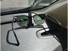 sunglasses mount car dashboard automotive holder retainer 3d print model - Mito3D