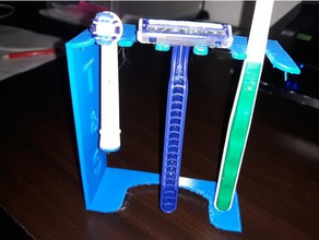 küçük diş fırçası tutucu banyo 3d print model - Mito3D