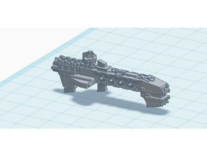 battlefleet gothic mechanicus frigate toys games adeptus 3d print model - Mito3D