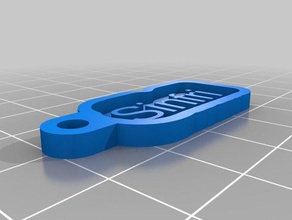 sinfri Schlüsselanhänger angepasst 3d print model - Mito3D