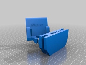 iphone cup holder v2 lexus rx450h automotive 3d print model - Mito3D