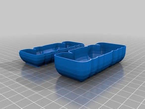caixa 01 recipientes personalizado 3d print model - Mito3D