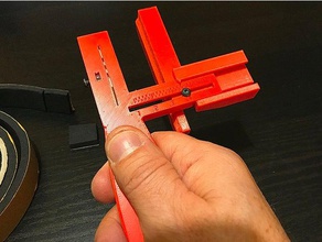 longitud de la reja parada mano herramientas corte guía tope terminal el cuchillo variable 3d print model - Mito3D