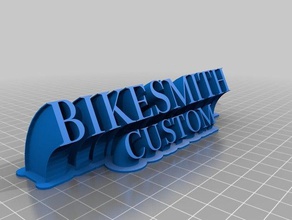 bikesmith office customized 3d print model - Mito3D