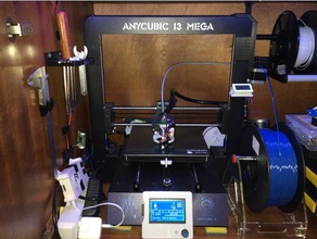 anycubic i3 mega lado de montaje extrusor 3d la impresora partes anycubici3mega 3d print model - Mito3D