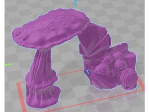 dungeonsticks caverns mushroom grove extra shrooms toy game accessories 28mm dnd dungeons dragons pathfinder rpg tabletop gaming terrain wargaming 3d print model - Mito3D