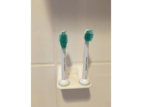 philips sonicare head holder bathroom toothbrush 3d print model - Mito3D