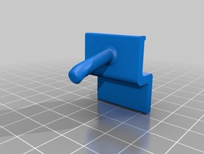 la pared del listón de los ganchos hobby 3d print model - Mito3D