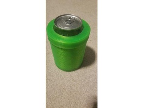 insulating can bottle koozie kitchen dining beer cold drink soda 3d print model - Mito3D