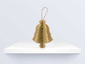 adorno de navidad campana bq los hogares navideo 3d print model - Mito3D