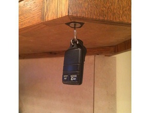 magnetic key holder under kitchen cabinet dining 3d print model - Mito3D