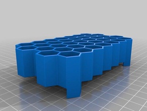 aa aaa battery organizer wall mount desk organization 3d print model - Mito3D