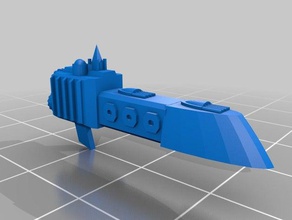 uzay deniz kılıç sınıfı firkateyn 3d baskı savaş filosu Gotik 3d print model - Mito3D