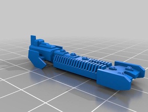 space marine gladius fragata 3d la impresión battlefleet gothic 3d print model - Mito3D