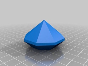 jarrón modo de diamante 3d impresión 3d print model - Mito3D