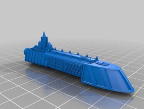 rogue trader brigantine 3d de l'impression battlefleet gothic 3d print model - Mito3D