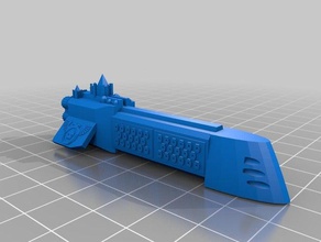 rogue trader tirano de la clase crucero 3d impresión battlefleet gothic 3d print model - Mito3D
