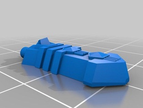 rogue trader iconoclast class destroyer 3d printing battlefleet gothic 3d print model - Mito3D