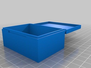 paramétrico articulada a caixa mais impressão de uma peça recipientes personalizado 3d print model - Mito3D