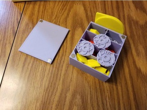 keyforge jeton boîte de arkhive 400 jouet jeu accessoires 3d print model - Mito3D