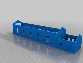 minirailway kleinen depot h0 187 Gebäude Strukturen angepasst 3d print model - Mito3D
