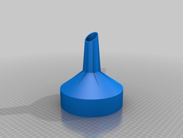 25-10l garrafa de funil do agregado familiar personalizado 3D print model - Mito3D
