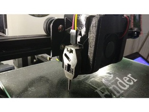 touch-mi ender 3 cr10 hotend fanduct Lager-fan 3d Drucker Teile bl-touch bltouch cr-10 creality e3d-hotend ender3 fan-duct hotend-Kühlung hot end mi-touch mi-touch-Halterung mitouch montieren touchmi 3d print model - Mito3D