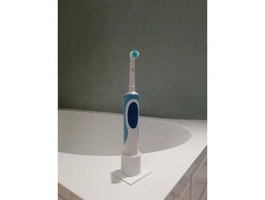braun, brosse a dents oral stand la salle de bains obj oral-b sketchup skp stl à porte-brosse 3d print model - Mito3D