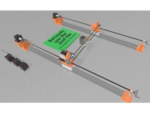 scalable laser cutter gantry 3d printer parts cnc 3d print model - Mito3D