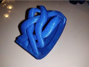 4 band puzzle ring Rätsel 3d print model - Mito3D