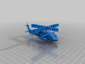 miguichopter hella voler l'hélicoptère 3d l'impression 3d print model - Mito3D