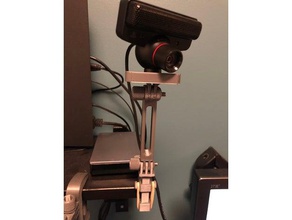 modular de montaje pinza pequeña diy la cámara gopro banda goma 3d print model - Mito3D