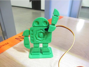 makey bot servo eletrônica adafruit circuito infantil papercraft 3d print model - Mito3D