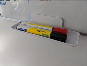 lavagna marcatore vassoio office portapenne 3d print model - Mito3D