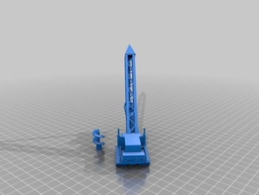 drill crane construction toys 3d print model - Mito3D