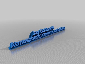 jay gollhardt office personalizzato 3d print model - Mito3D