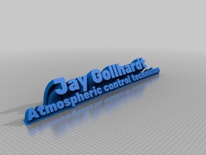 jay2 office customized 3d print model - Mito3D