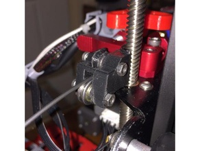 horozontal rullo filamento guida 3d la stampante parti creality ender 3 orizzontale spool 3d print model - Mito3D