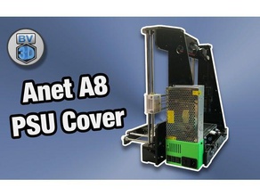 bv3d anet a8 alimentazione di copertura la stampante parti aggiornamento psu cover 3d print model - Mito3D
