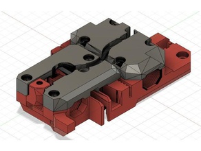 mk25 bmg mod bear upgrade x-axis 3d printer parts extruder bondtech full prusa i3 axis remix carriage 3d print model - Mito3D