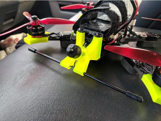 skilzaw r9 mini crossfire vas minion monte rc i veicoli l'antenna montaggio dell'antenna fpv frsky r9m tbs twinquadframes 3D print model - Mito3D