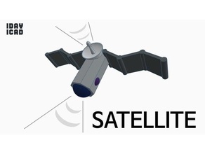 1 ° giorno 1cad satellitare la fisica l'astronomia 1day1cad macchina spazio 3d print model - Mito3D