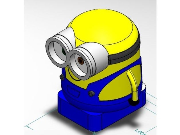 minion bob 3d impressão 3D print model - Mito3D