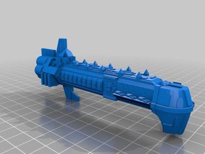 adeptus mechanicus ark omnissiahs victory classbattleship 3d printing battlefleet gothic 3d print model - Mito3D