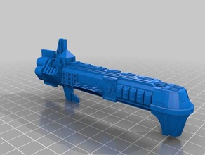 adeptus mechanicus oberon class battleship 3d printing battlefleet gothic 3d print model - Mito3D
