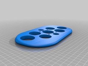 my customized snowboard risers 10mm sport outdoors 3d print model - Mito3D