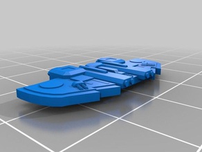 tau castelão classe escort 3d impressão battlefleet gótico 3d print model - Mito3D