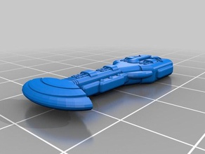 tau defender a classe escort 3d impressão battlefleet gótico 3d print model - Mito3D