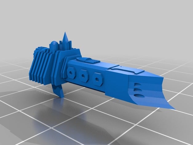 inquisition falchion-Klasse Fregatte 3d drucken battlefleet gothic 3D print model - Mito3D