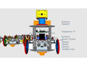 diskbot&trade diy robot platform design concepts 3d print model - Mito3D